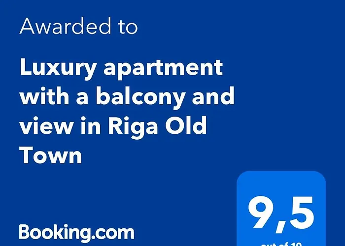 Luxury Apartment With A Balcony And View In Riga Old Town