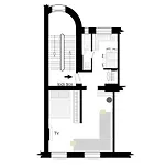 Midcentury Modern, Quiet, 40M Studio With Bath