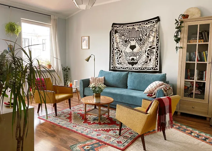 Spacious City Apartment With Balcony