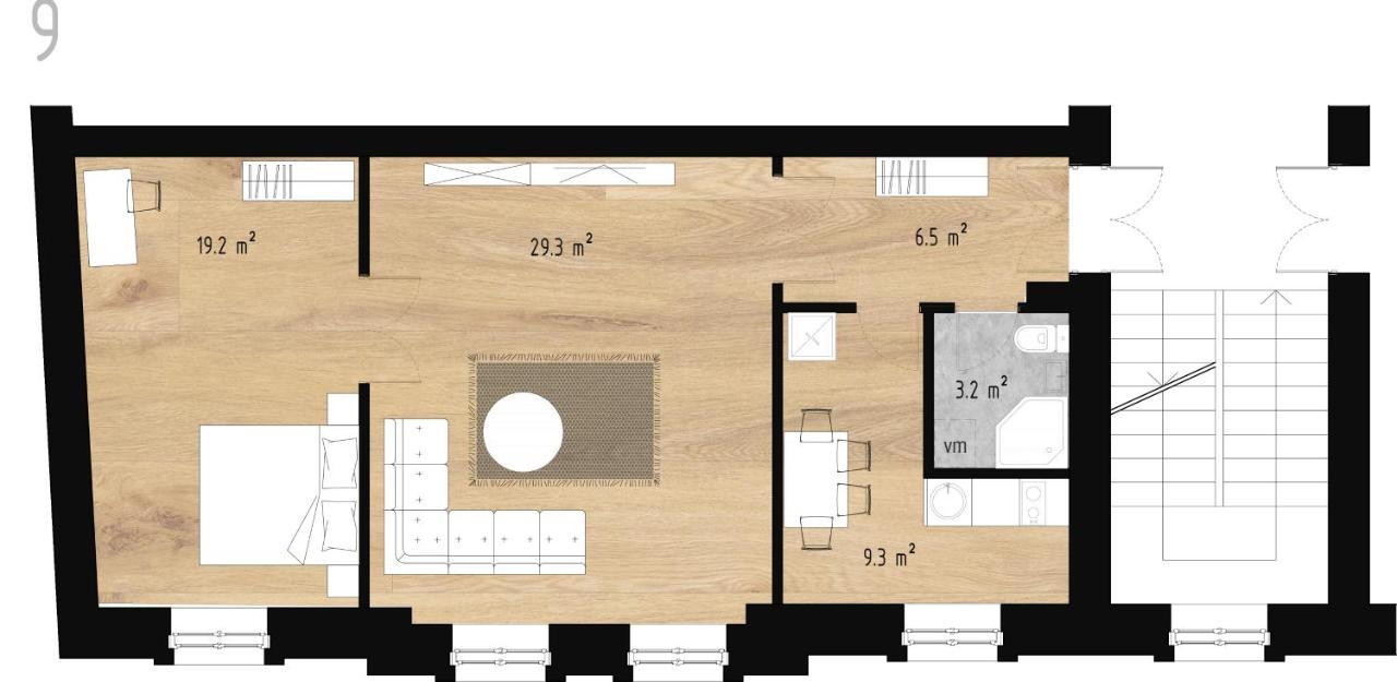 Apartment Gourmet Storie's Ap 68sqm Renovated Free Parking