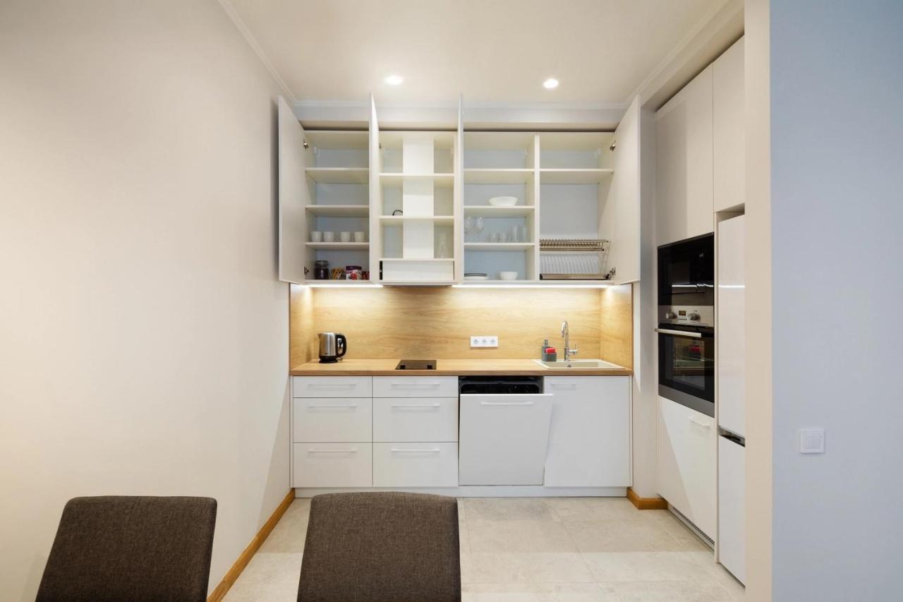 Riverside Design With Underground Private Parking Apartment Riga