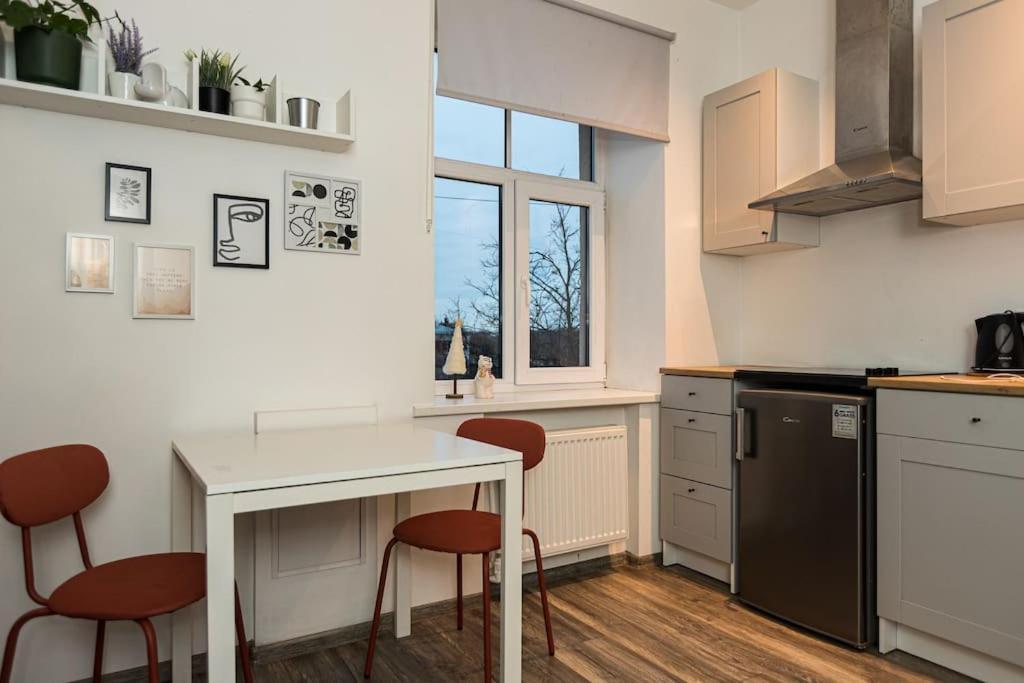 Apartment Cute With A View Over The Rooftops And Free Parking In The Area Riga