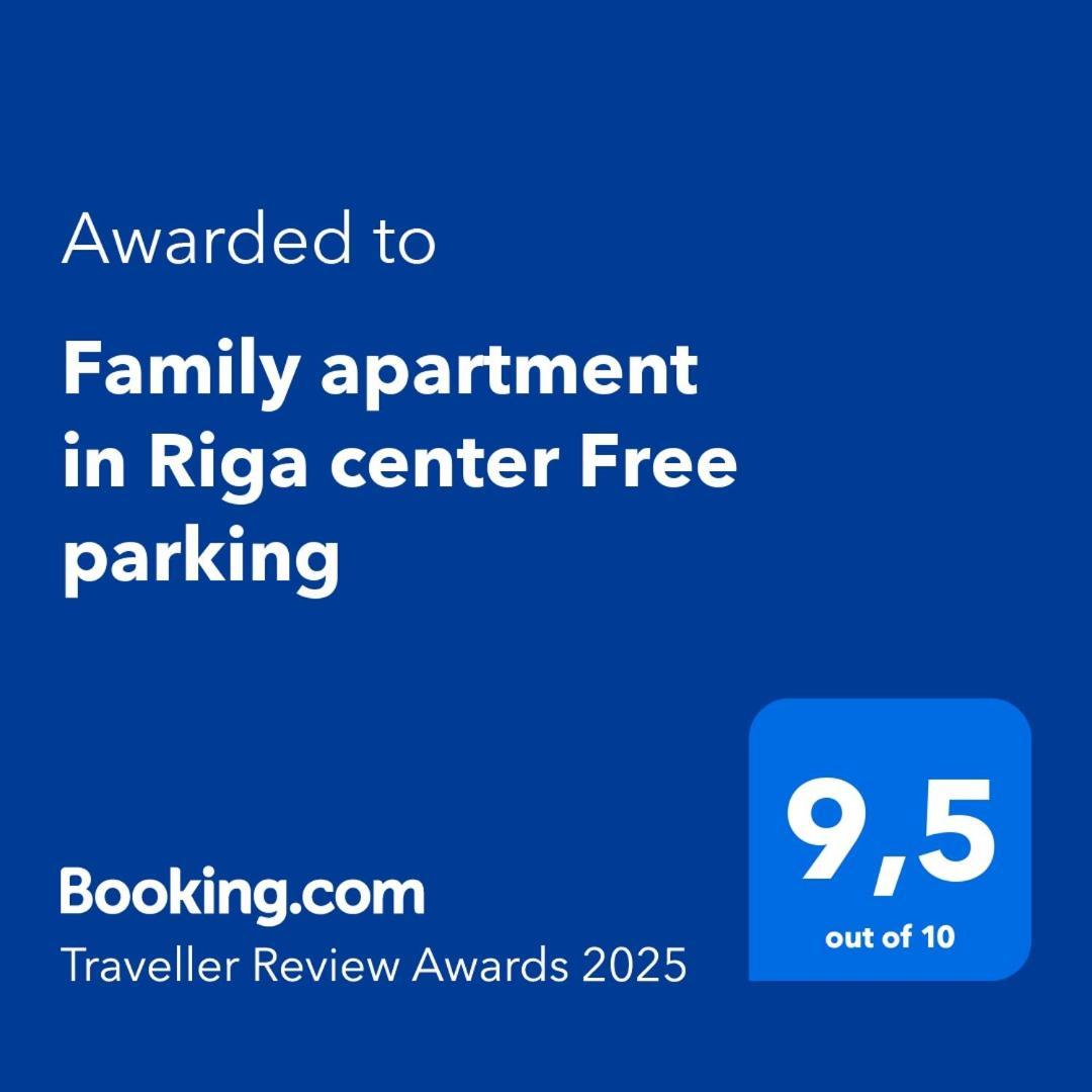 Family Apartment In Riga Center And Free Parking Apartment