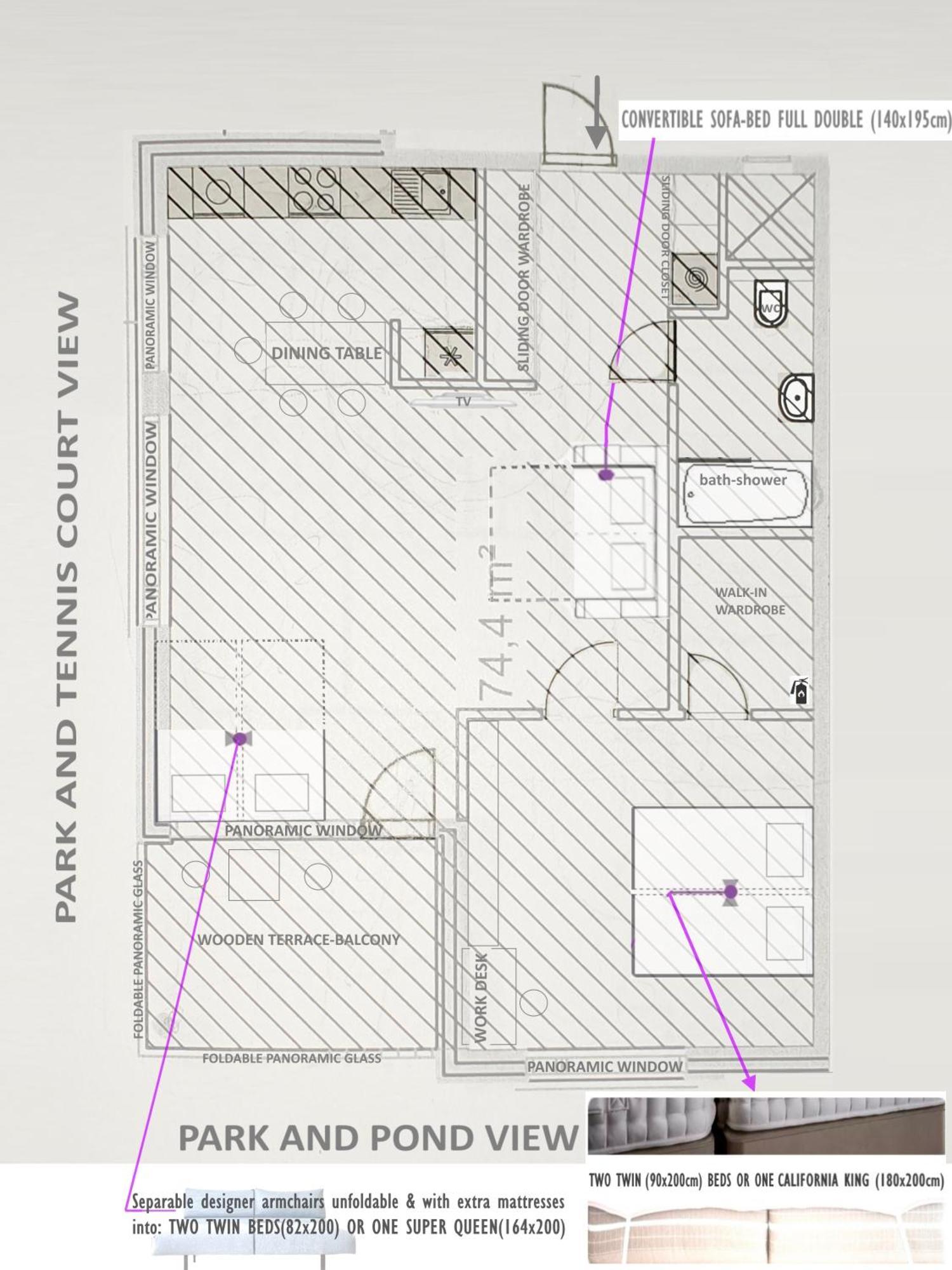 Elite Centre, Free Parking, Ultra-desirable 1 Of 1, Lux View Butas *