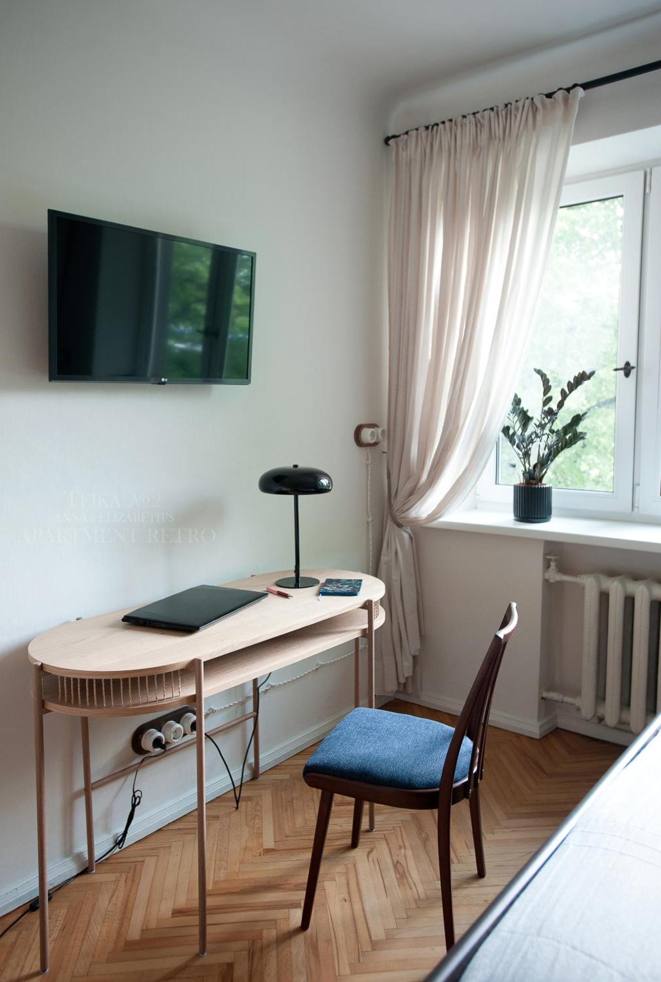 Teika No 2 Apartment-retro On Brivibas Street-free Parking *