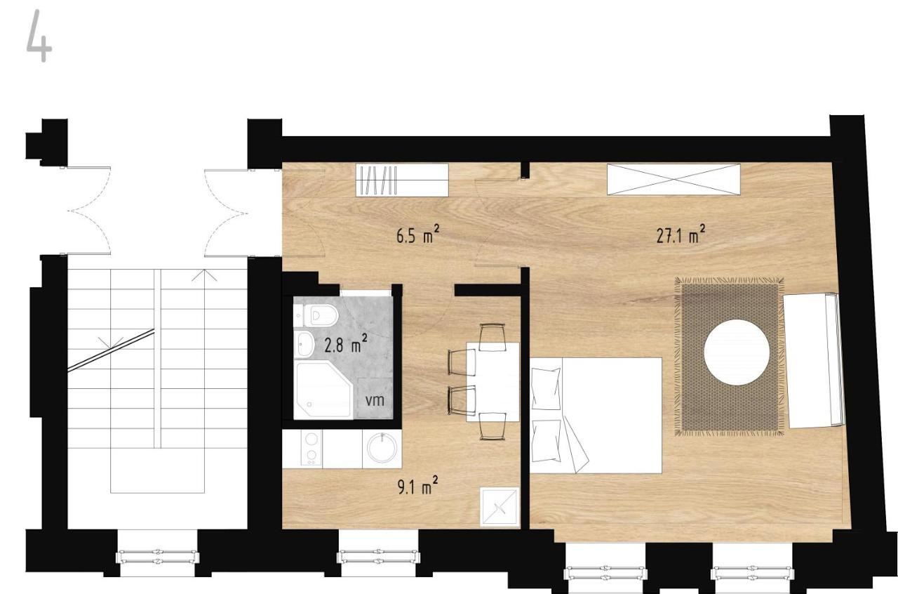 Korter Cozy Storie's Ap, 47sqm, Renovated 2020, Free Parking
