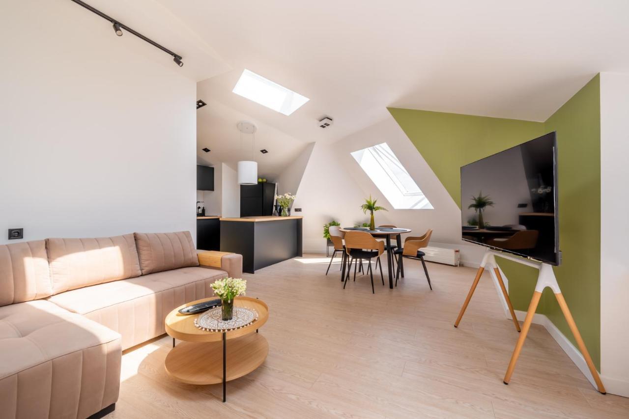 Căn hộ New Flat With Free Underground Parking And Air Conditioning Riga