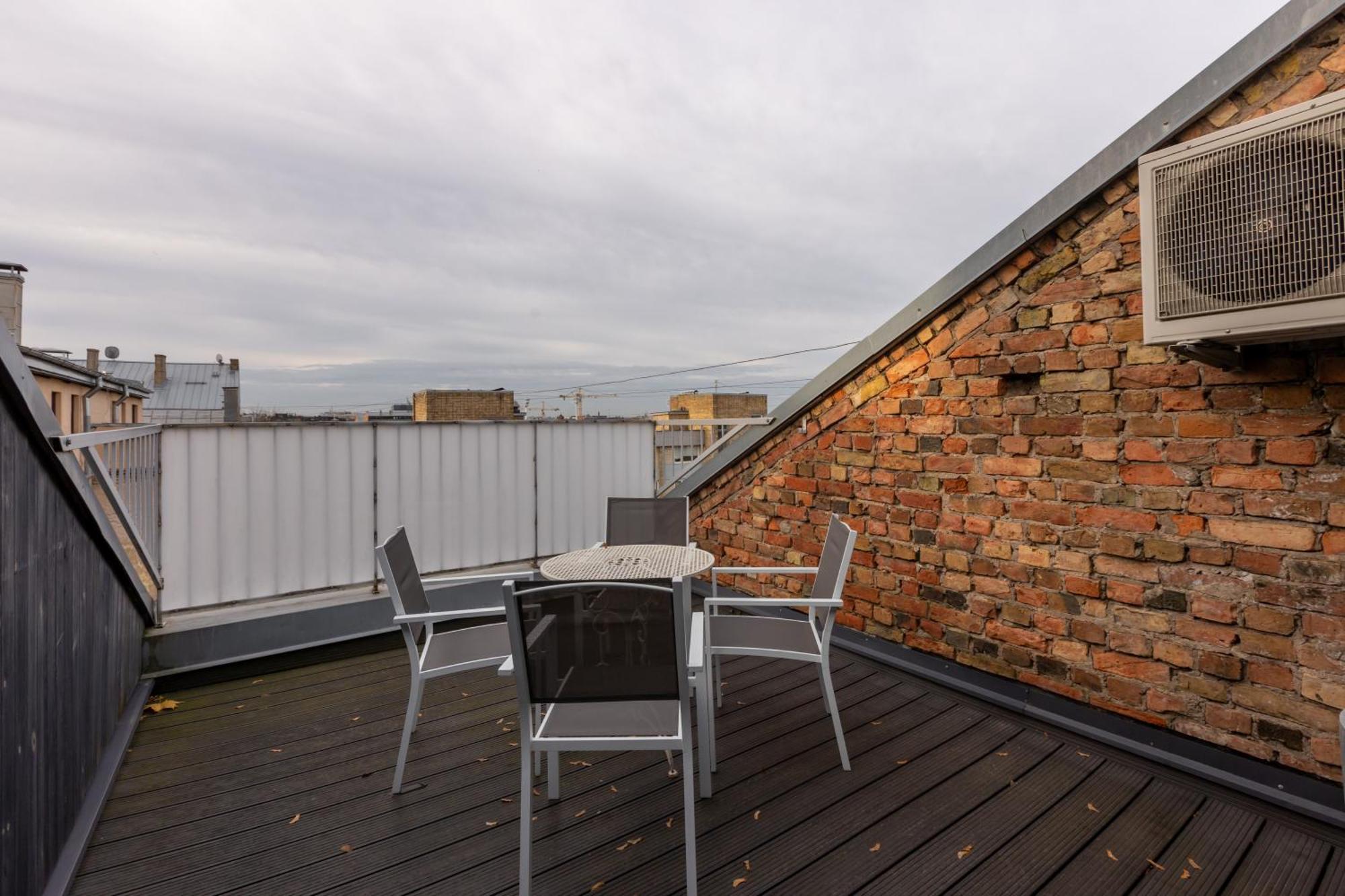 Penthouse With Terrace Apartment Riga