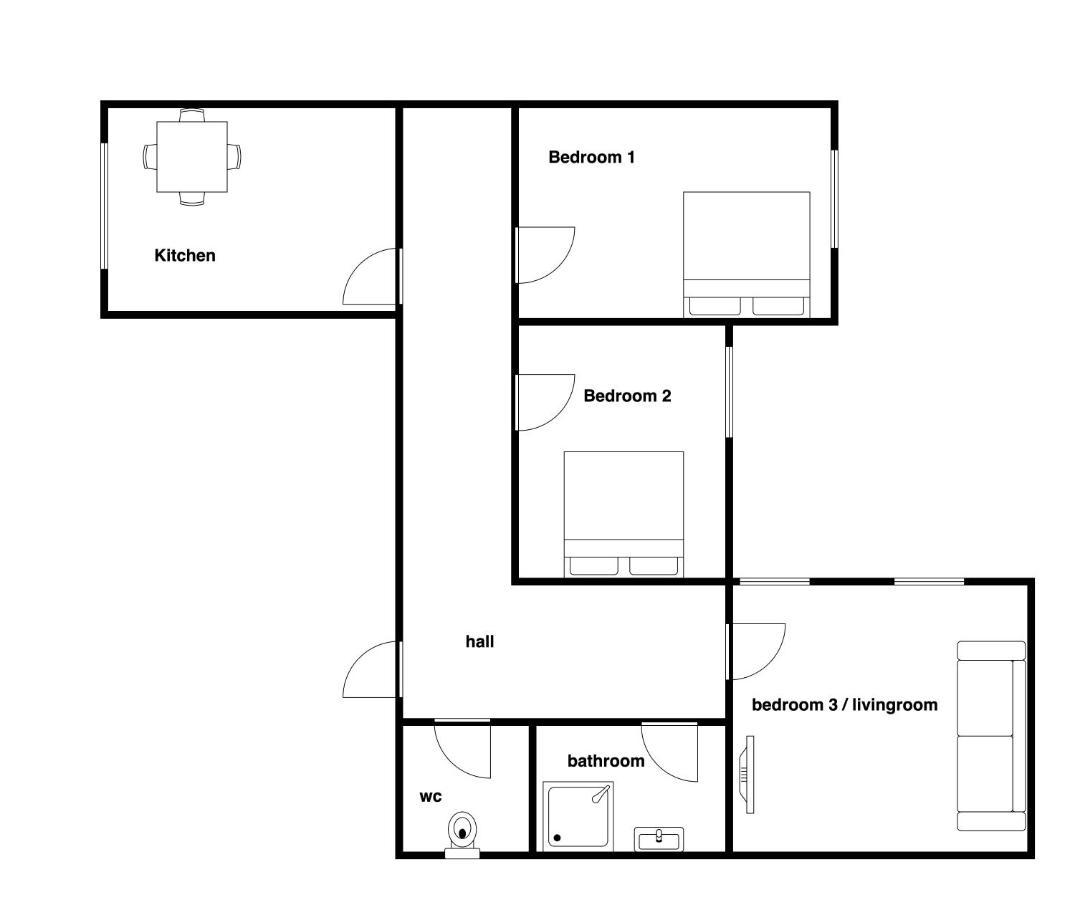 Lacplesa Downtown New 2-bedroom Apartment Riga